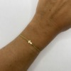 BRACELET CROIX PLAQUÉ OR – Image 2