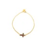 BRACELET CROIX PLAQUÉ OR – Image 5
